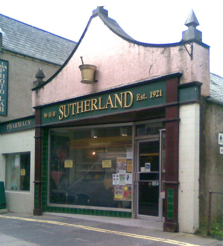WHB Sutherland old shop