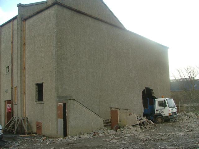Rear of the old Phoenix during demolition