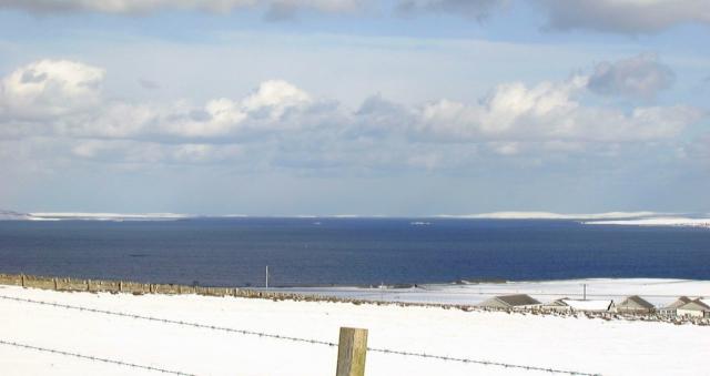 North Isles in snow