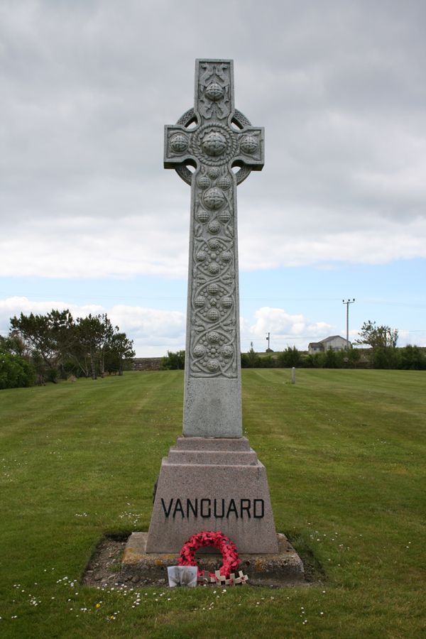 HMS Vanguard memorial Lyness