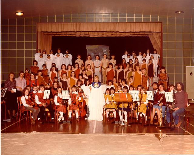 School concert, Kirkwall Primary, 1979