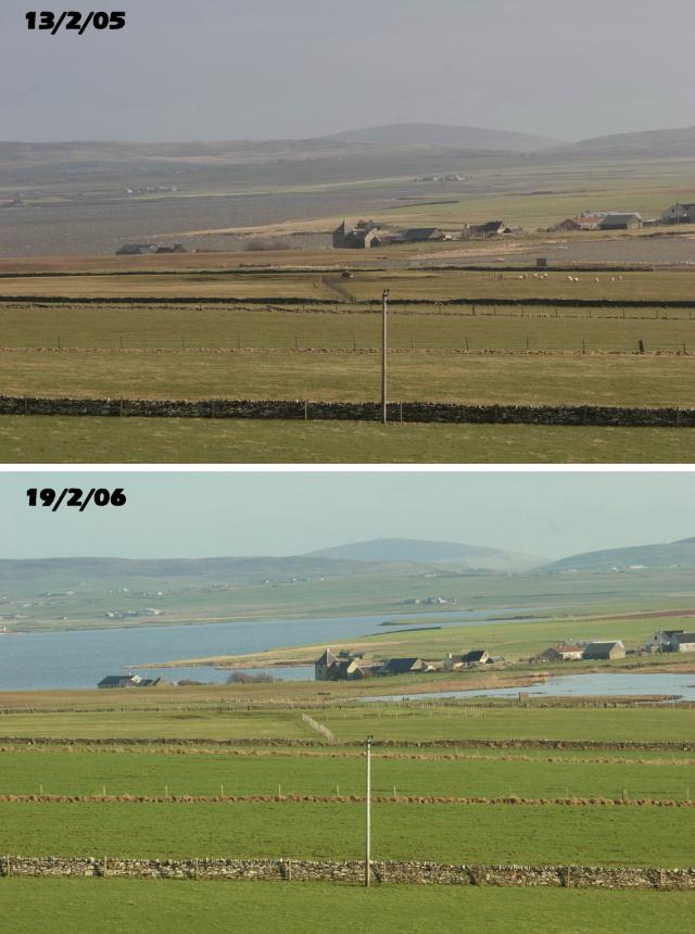 Sandwick then and now