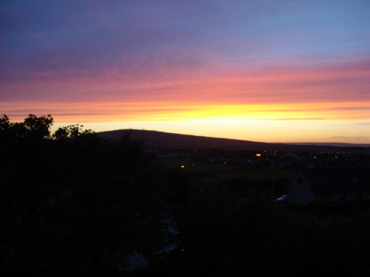 wideford hill sunset