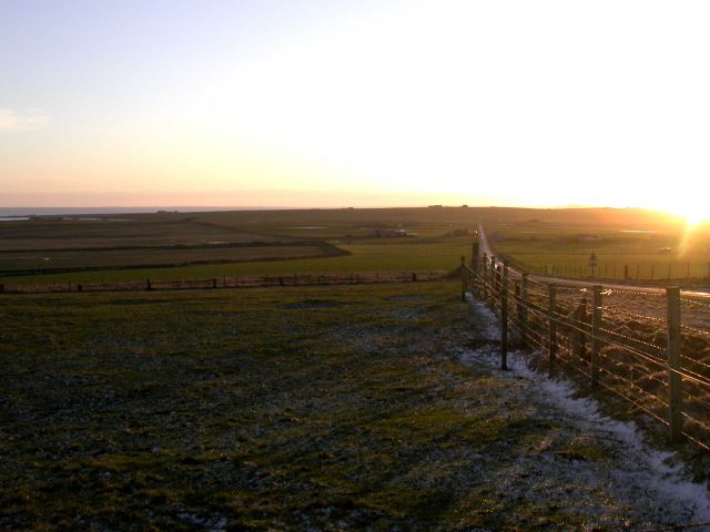 Feb 2006, looking towards Skelwick and Rapness