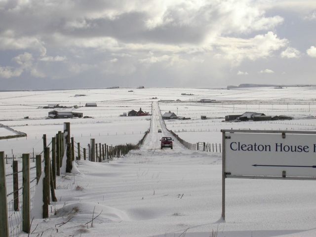 March 2006, looking towards Skelwick and Rapness