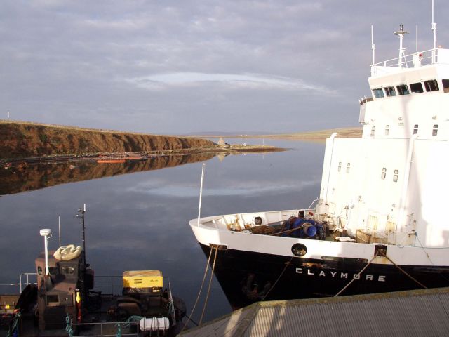 On the Pentalina B, moored at SMH