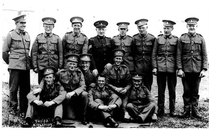 Stronsay men at TA camp 1939