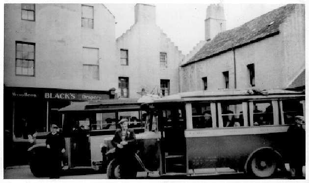Buses at Spence's 1930's