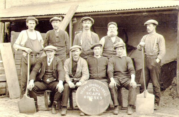 Scapa Distillery staff