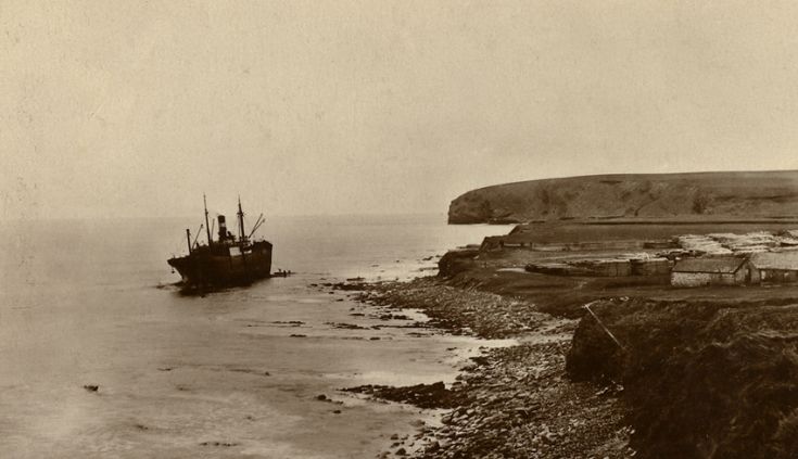 Curslack ashore at Windwick