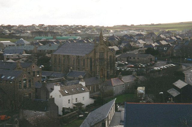 View from Cathedral, towards Papdale
