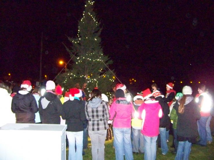 Westray Christmas tree lighting 2008