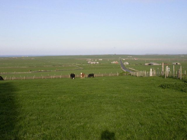 June 2006, looking towards Skelwick and Rapness