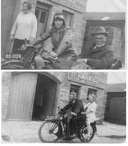 Bikes at Kirkwall China Stores