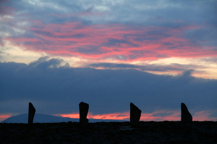 Hogmanay 2008 - Sunset over Ring of Brodgar