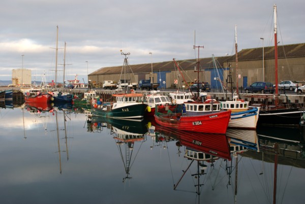 Reflection in Kirkwall harbour