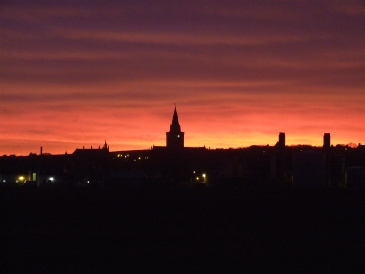 Sunrise over Kirkwall