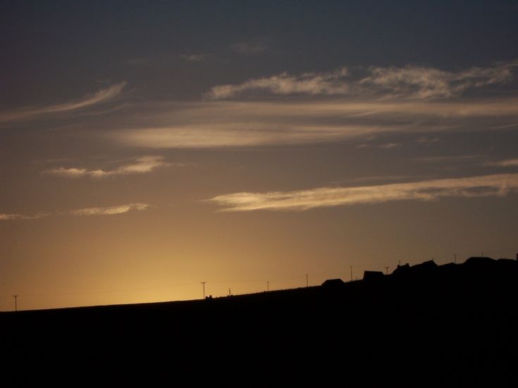 Evening Sky in Rousay