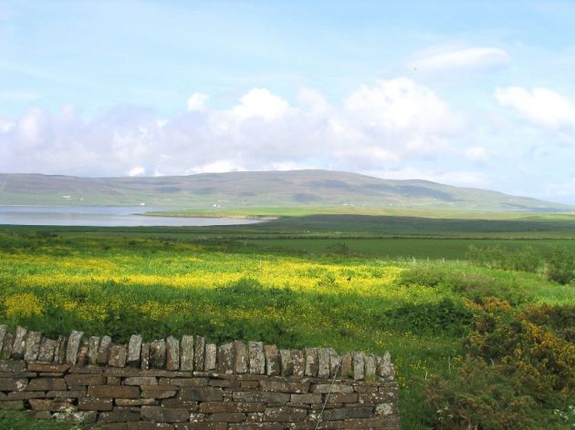 June 2004, looking towards Rousay from Evie