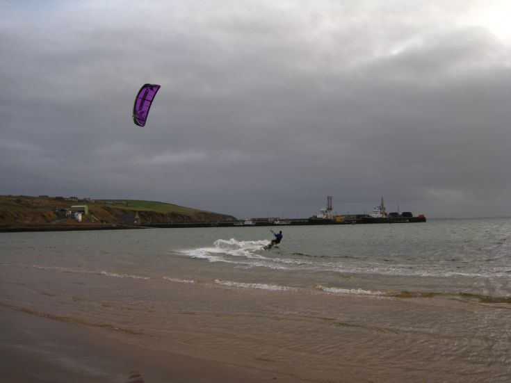 Kite surfing at Scapa