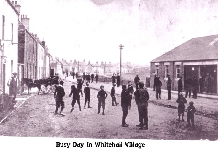 Busy Day in Whitehall Village, Stronsay.