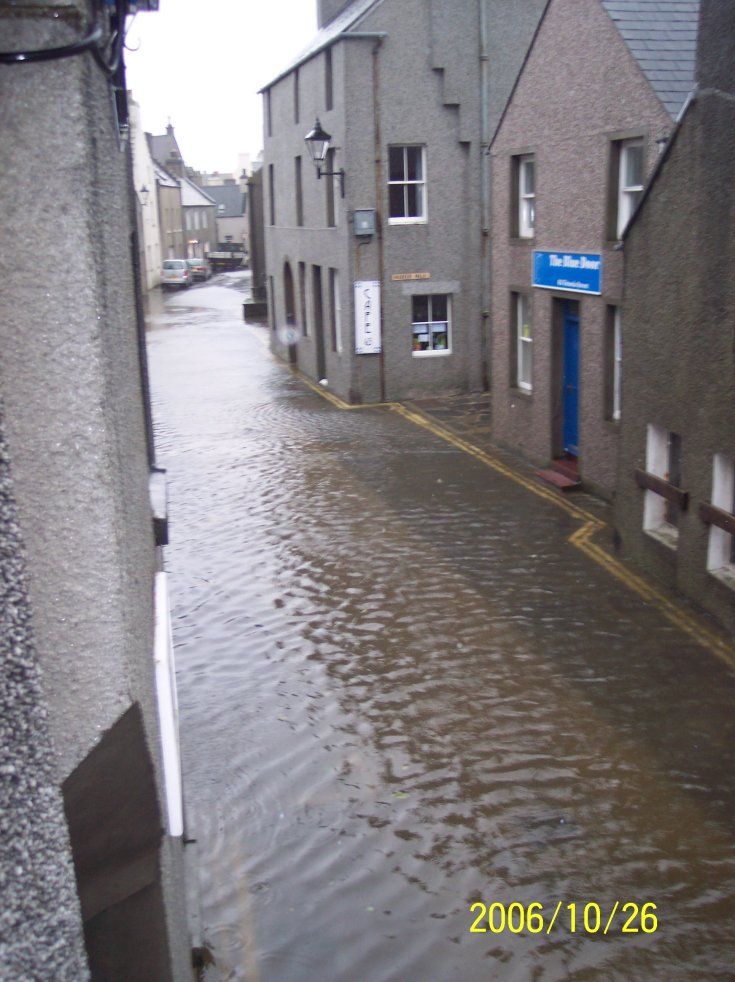 Victoria Street flooded