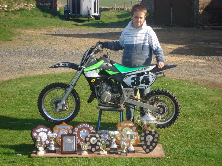 Alex Tait, junior motocross champion 2007