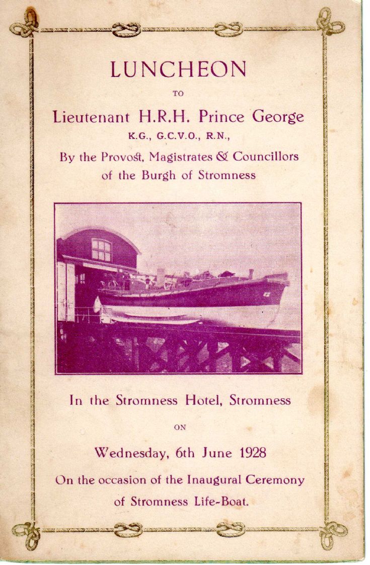 Stromness Lifeboat Luncheon