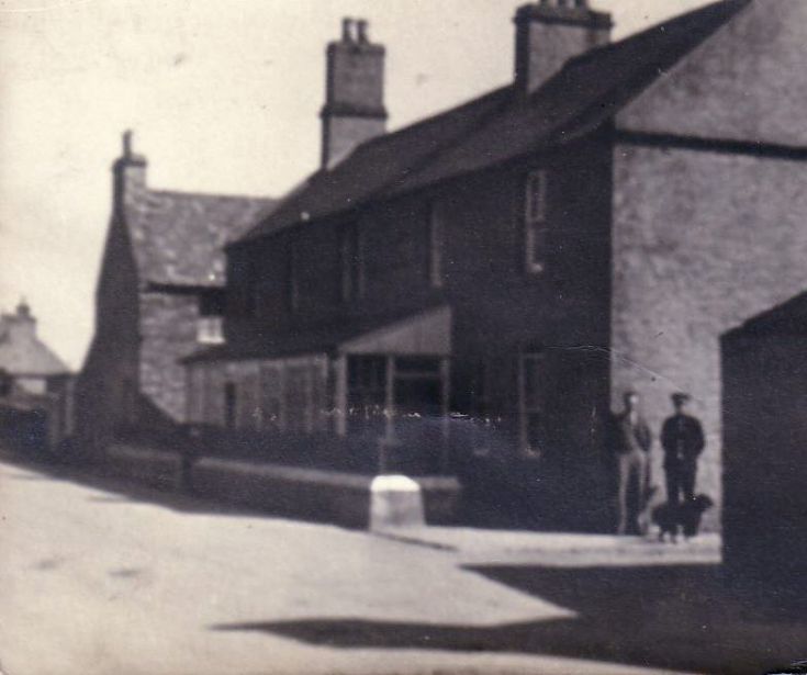 Wartime photo Whitehall Stronsay.