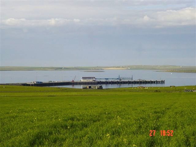 June 2004, looking from Hatston towards new pier
