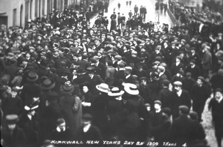 Men's New Year's Day Ba 1909