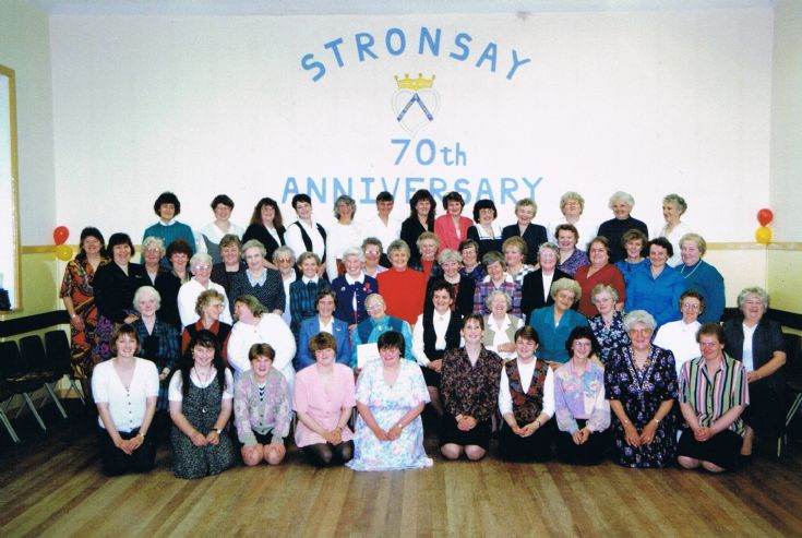Stronsay SWRI 70th Anniversary