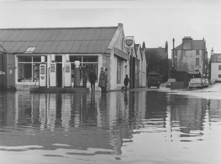 Flooding in Junction Road Kirkwall 1968 or 69, 2/2