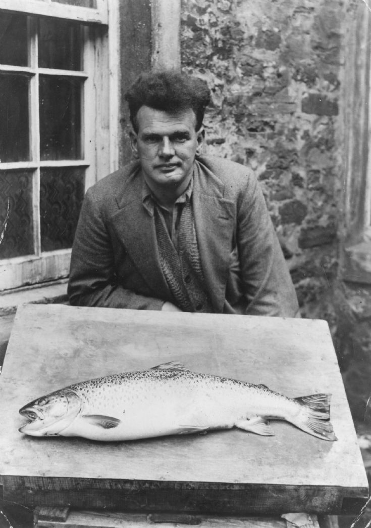 Large sea trout with unknown captor