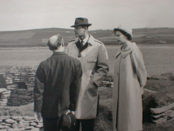 HM The Queen & Prince Phillip visit Skara Brae