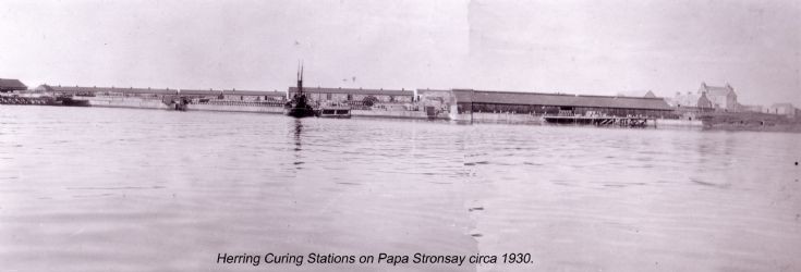 Herring curing stations on Papa Stronsay