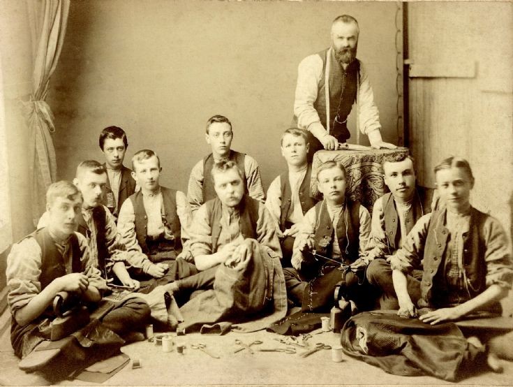 PL Johnston and his tailoring team