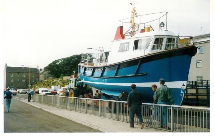 Foula ferry on Ferry Road