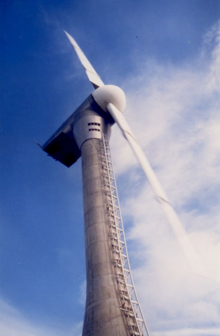 3MW WEG group wind turbine at Burgar Hill