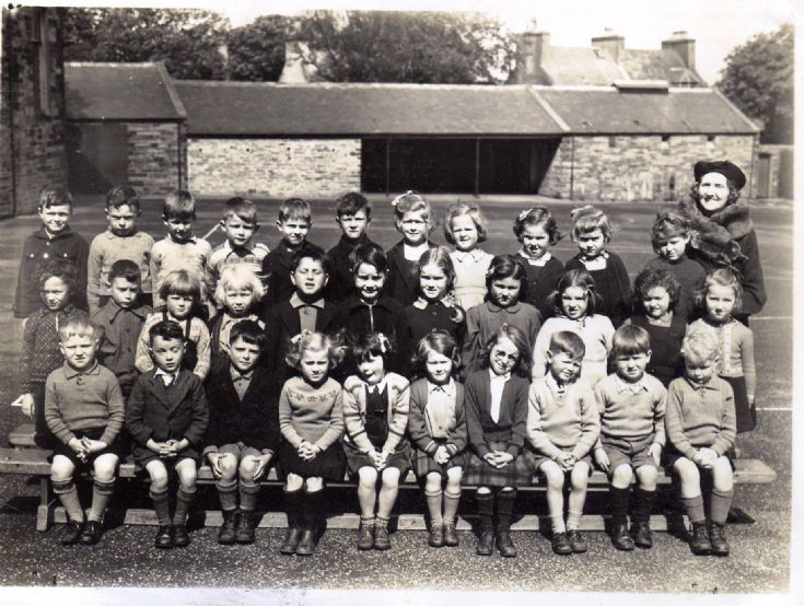 Infant class at Kirkwall Grammar School 1945 or 46