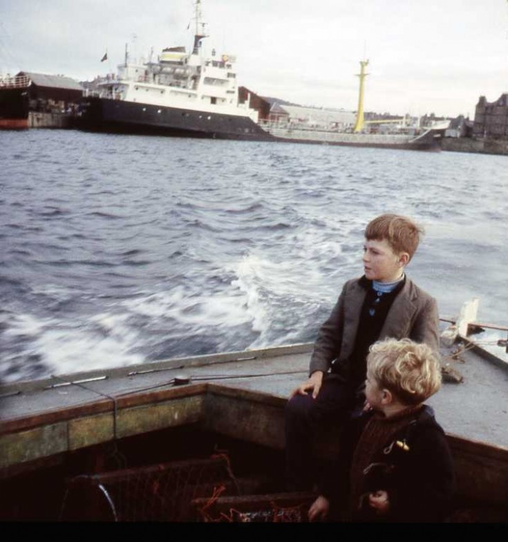 On board the Duncan,1969.