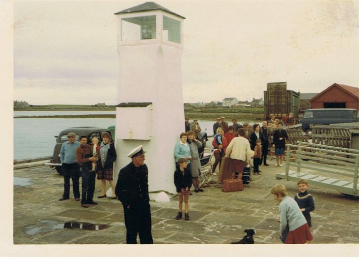 Steamers day Stronsay pier