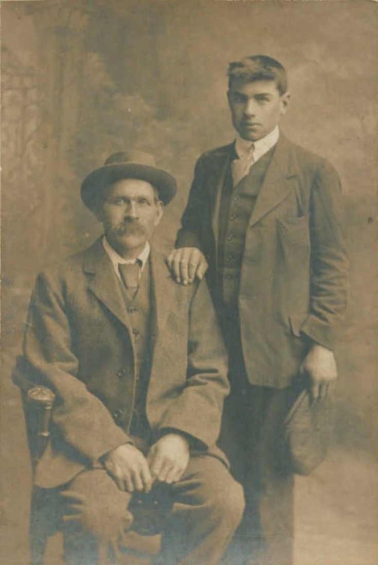 Donald Johnston (b.1868) and son