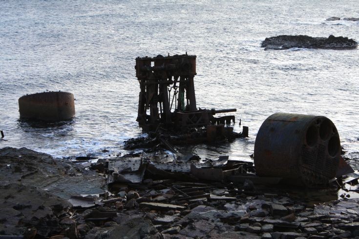 Whats left of the SS Irene