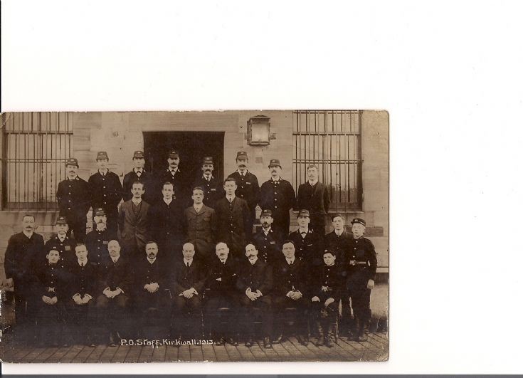 PO staff, Kirkwall, 1913