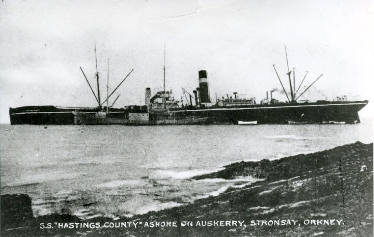 SS. HASTINGS COUNTY on Auskerry