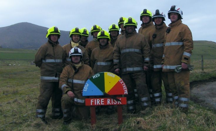 Heath fire in Hoy 6