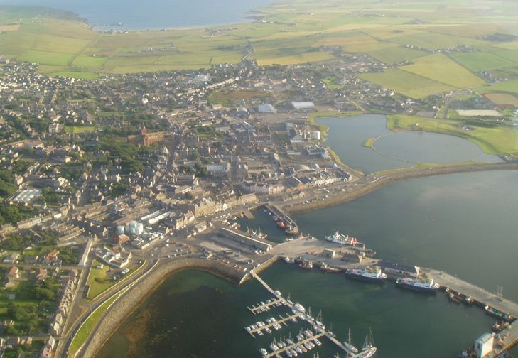 Kirkwall from the air 2