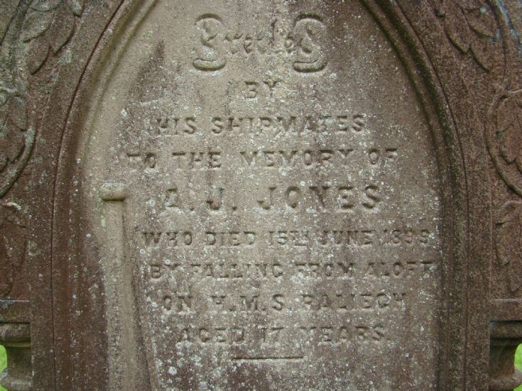 Cathedral headstone