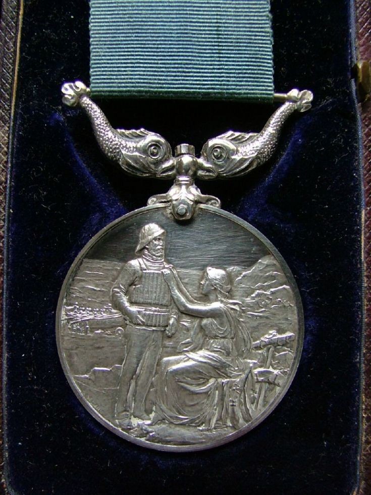 Reverse of RNLI medal